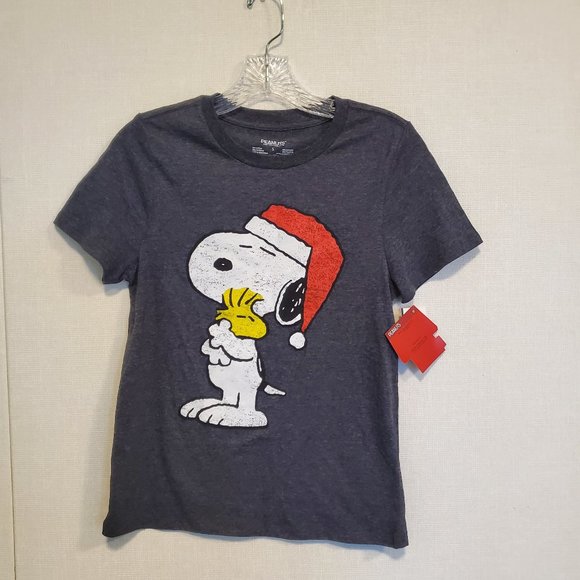 NEW Peanuts Snoopy Woodstock Christmas Holidays T Shirt. Size Small. NWT.‎ - Picture 1 of 3